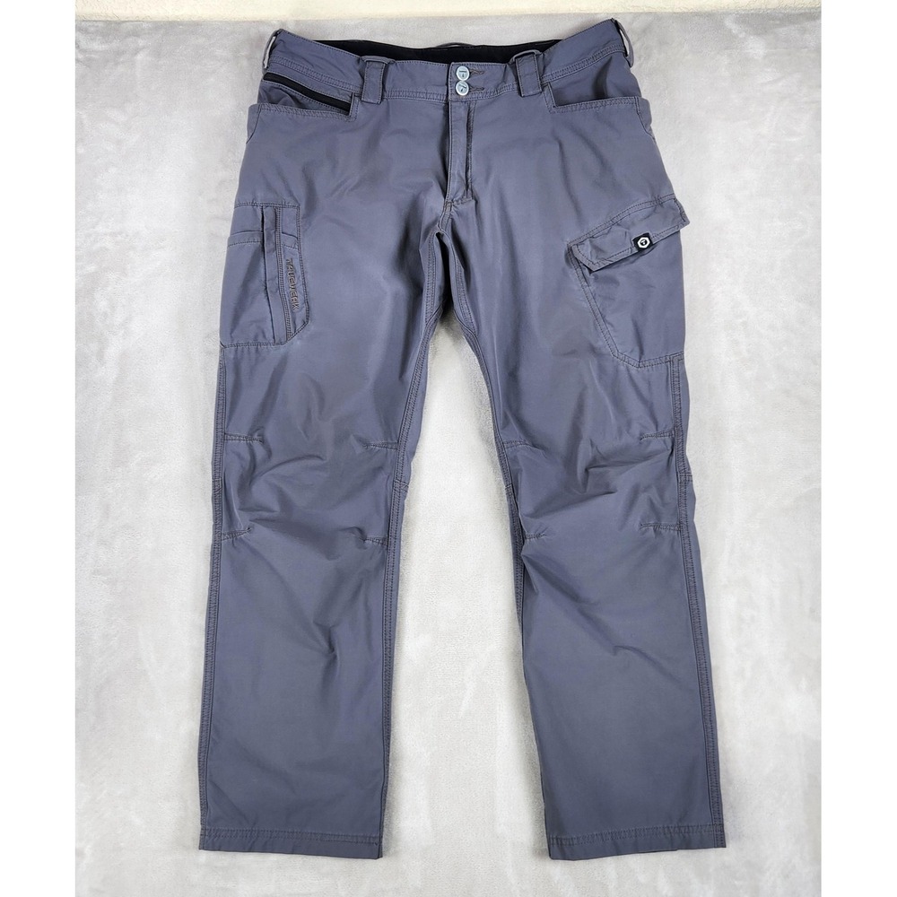 Truewerk Pants Mens 36x30 Gray Cargo Workwear Utility Pockets Technical